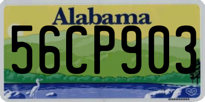 AL license plate 56CP903