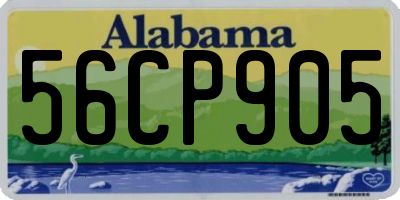 AL license plate 56CP905