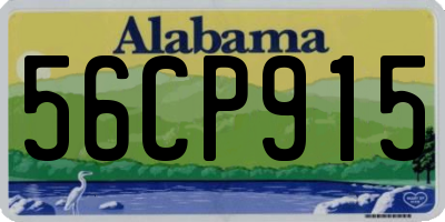 AL license plate 56CP915