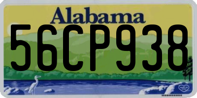 AL license plate 56CP938