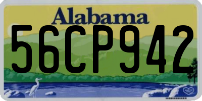 AL license plate 56CP942