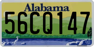 AL license plate 56CQ147