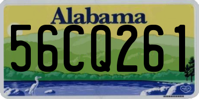 AL license plate 56CQ261