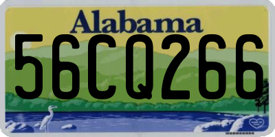 AL license plate 56CQ266