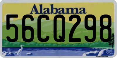 AL license plate 56CQ298