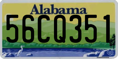 AL license plate 56CQ351