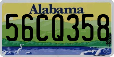 AL license plate 56CQ358