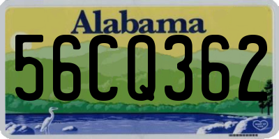 AL license plate 56CQ362