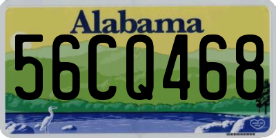 AL license plate 56CQ468
