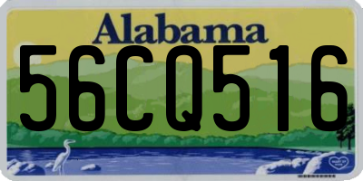 AL license plate 56CQ516
