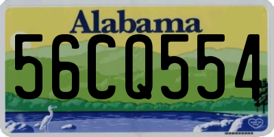 AL license plate 56CQ554