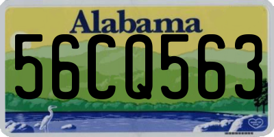 AL license plate 56CQ563