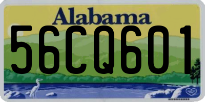 AL license plate 56CQ601
