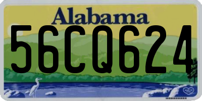 AL license plate 56CQ624