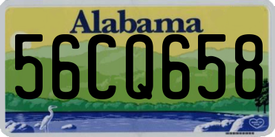 AL license plate 56CQ658