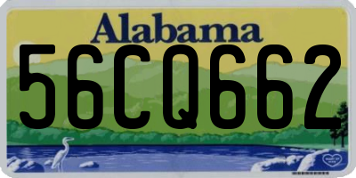 AL license plate 56CQ662
