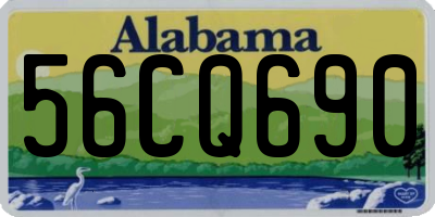 AL license plate 56CQ690