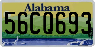 AL license plate 56CQ693