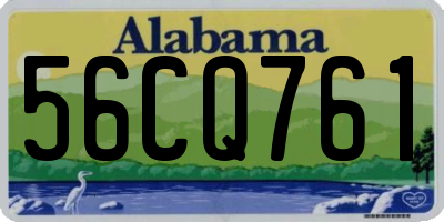 AL license plate 56CQ761