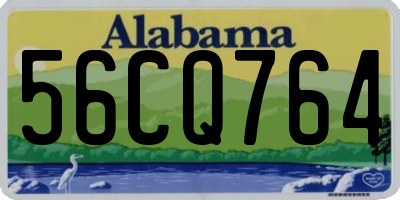AL license plate 56CQ764