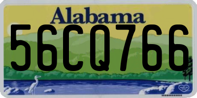 AL license plate 56CQ766