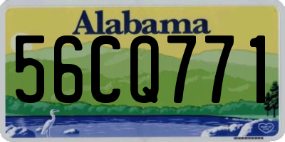 AL license plate 56CQ771