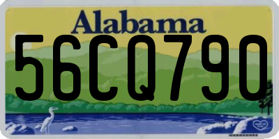 AL license plate 56CQ790