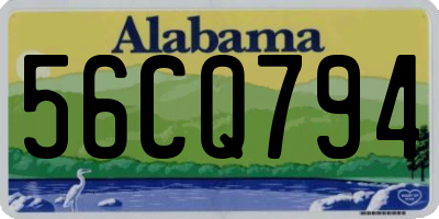 AL license plate 56CQ794