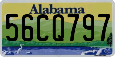 AL license plate 56CQ797