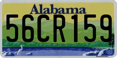 AL license plate 56CR159