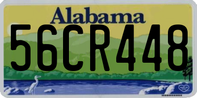 AL license plate 56CR448