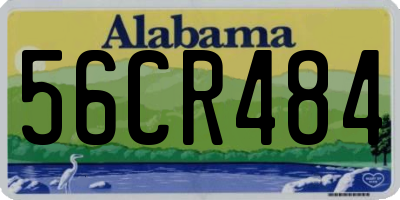 AL license plate 56CR484