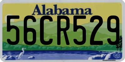 AL license plate 56CR529
