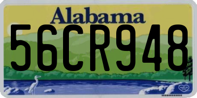 AL license plate 56CR948