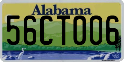 AL license plate 56CT006