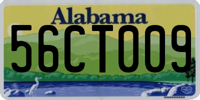 AL license plate 56CT009