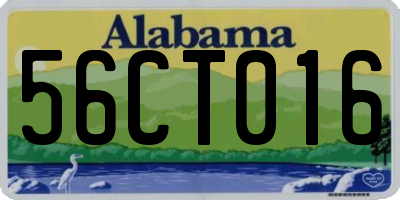 AL license plate 56CT016
