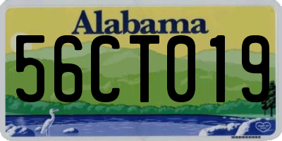 AL license plate 56CT019
