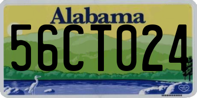 AL license plate 56CT024
