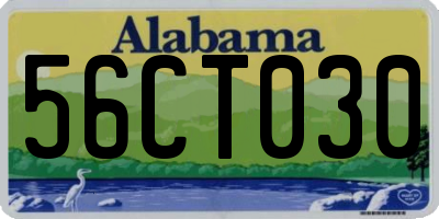 AL license plate 56CT030