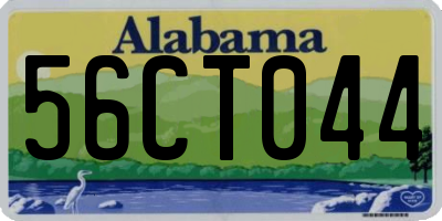 AL license plate 56CT044