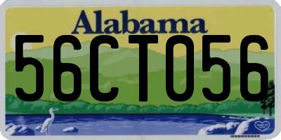AL license plate 56CT056