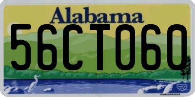 AL license plate 56CT060