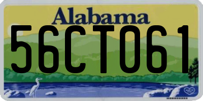 AL license plate 56CT061