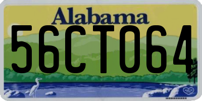 AL license plate 56CT064