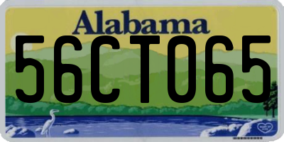 AL license plate 56CT065