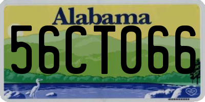 AL license plate 56CT066