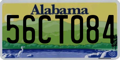 AL license plate 56CT084