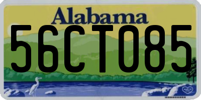 AL license plate 56CT085