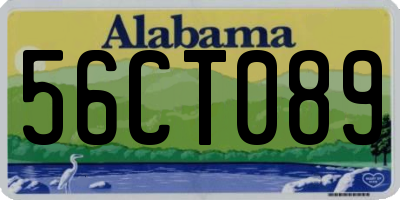 AL license plate 56CT089